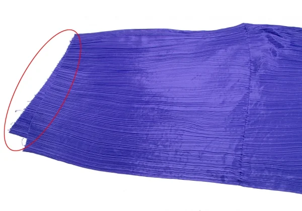 プリーツプリーズPLEATS PLEASE 大判プリーツポンチョストール 青 K-111899_006