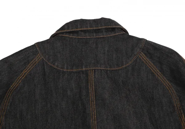 ファイナルホームFINAL HOME パッチポケットデニムジャケット 黒M K-111905_015