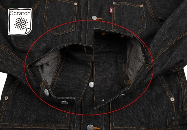 ファイナルホームFINAL HOME パッチポケットデニムジャケット 黒M K-111905_007