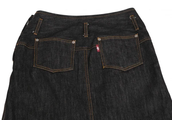 ファイナルホームFINAL HOME デニムスカート 黒XS K-111906_010