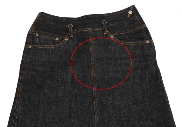 ファイナルホームFINAL HOME デニムスカート 黒XS K-111906_003