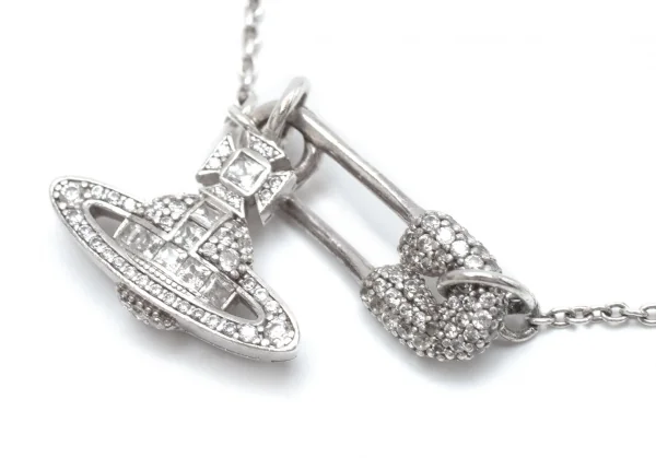 ヴィヴィアンウエストウッドVivienne Westwood Clotilde Small Bracelet セーフティピンオーブブレスレット シルバー K-111921_002