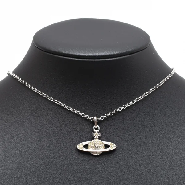 Vivienne Westwood Orb Necklace Silver  K-111922_001