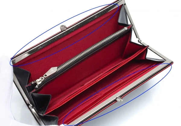 ヴィヴィアンウエストウッドVivienne Westwood SIMPLE TINY ORB がま口長財布 黒 K-111925_011