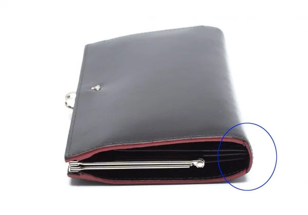 ヴィヴィアンウエストウッドVivienne Westwood SIMPLE TINY ORB がま口長財布 黒 K-111925_006