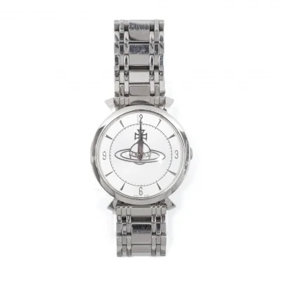【動作確認済】Vivienne Westwood 腕時計 シルバー文字盤 ３針 ヴィヴィアンウエストウッドVivienne Westwood CLASSIC オーブ