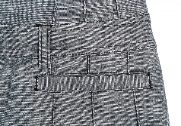 アルマーニジーンズARMANI JEANS スカートドッキングベストワンピース 紺38 K-111933_010