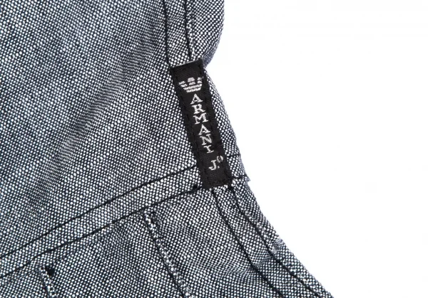 アルマーニジーンズARMANI JEANS スカートドッキングベストワンピース 紺38 K-111933_013