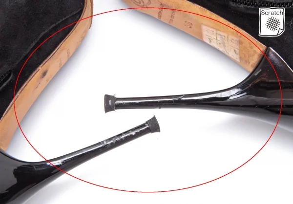 マックキュー アレキサンダーマックイーンMcQ Alexander McQUEEN ユニオンジャックデザインスウェードピンヒールアンクルブーツ 黒36(23位) K-111942_016