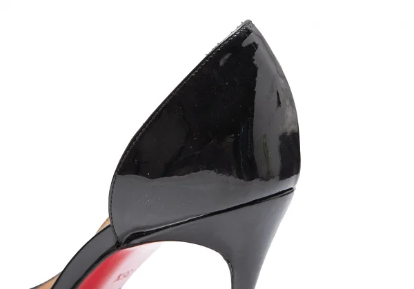 クリスチャンルブタンChristian Louboutin パテントレザーピンヒールパンプス 黒35.5(22.5) K-111944_010