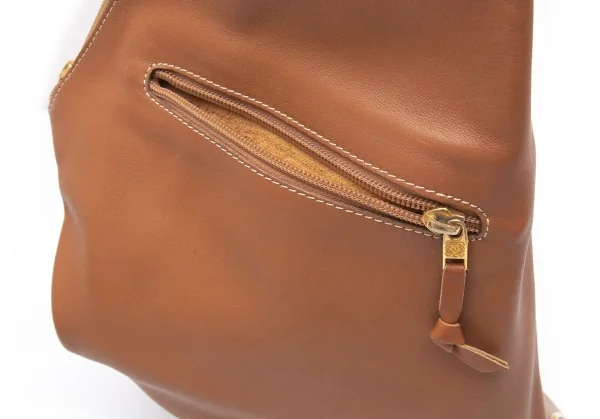 ロエベLOEWE レザーワンショルダーバッグ ブラウン K-111948_010