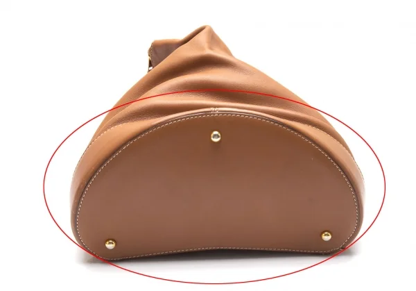 ロエベLOEWE レザーワンショルダーバッグ ブラウン K-111948_011