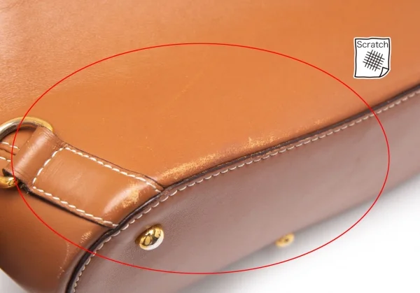 ロエベLOEWE レザーワンショルダーバッグ ブラウン K-111948_013