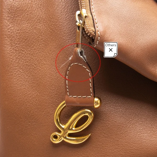 ロエベLOEWE レザーワンショルダーバッグ ブラウン K-111948_003