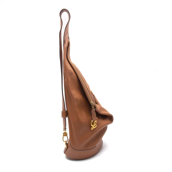 ロエベLOEWE レザーワンショルダーバッグ ブラウン K-111948_006