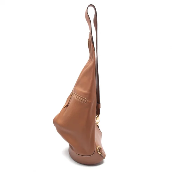 ロエベLOEWE レザーワンショルダーバッグ ブラウン K-111948_009