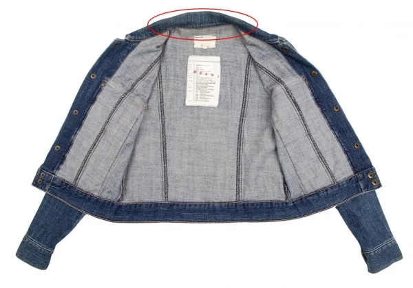 マルニMARNI ジップポケットデニムジャケット インディゴ0 K-111960_012