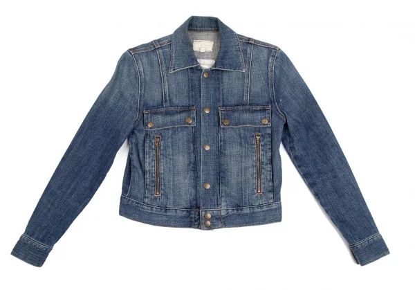 マルニMARNI ジップポケットデニムジャケット インディゴ0 K-111960_002