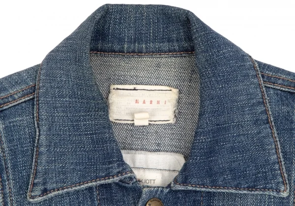 マルニMARNI ジップポケットデニムジャケット インディゴ0 K-111960_004