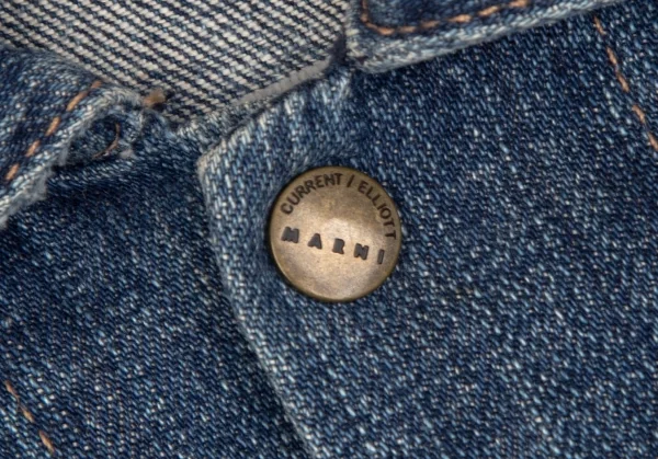 マルニMARNI ジップポケットデニムジャケット インディゴ0 K-111960_005