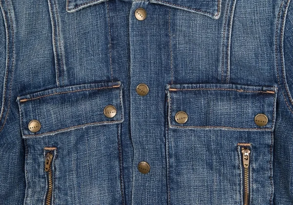 マルニMARNI ジップポケットデニムジャケット インディゴ0 K-111960_006