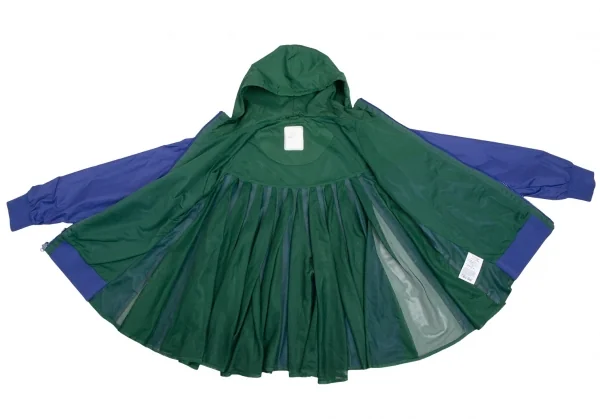 ナイキラボ×サカイNIKELab×sacai バックプリーツメッシュ切替ウインドブレーカー 青緑XXS K-111961_012