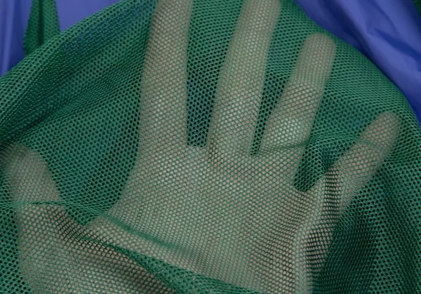 ナイキラボ×サカイNIKELab×sacai バックプリーツメッシュ切替ウインドブレーカー 青緑XXS K-111961_017