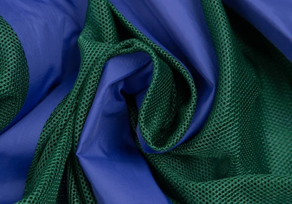 ナイキラボ×サカイNIKELab×sacai バックプリーツメッシュ切替ウインドブレーカー 青緑XXS K-111961_018