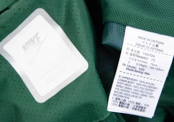 ナイキラボ×サカイNIKELab×sacai バックプリーツメッシュ切替ウインドブレーカー 青緑XXS K-111961_019