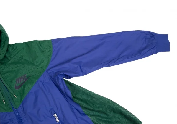 ナイキラボ×サカイNIKELab×sacai バックプリーツメッシュ切替ウインドブレーカー 青緑XXS K-111961_006