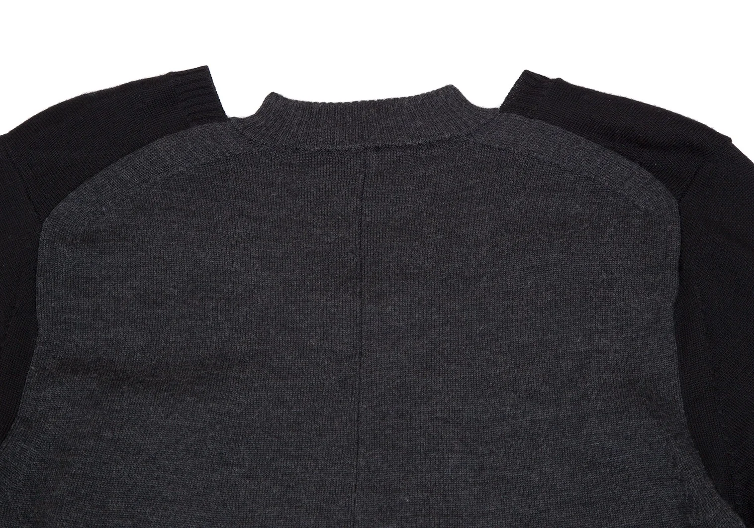 サカイsacai レースレイヤード切替ニットワンピース 黒1 (K-111963)