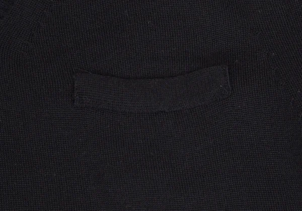 サカイsacai レースレイヤード切替ニットワンピース 黒1 K-111963_005