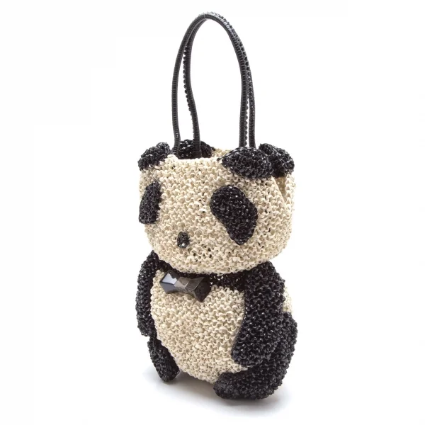 アンテプリマANTEPRIMA アニマーレ パンダワイヤーバッグ オフ黒 (K