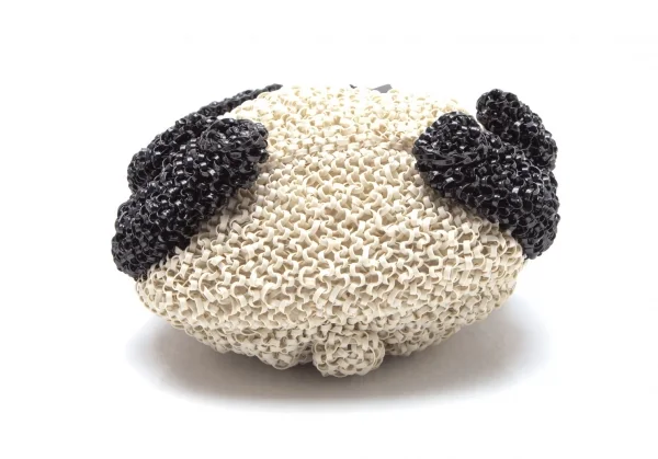 アンテプリマANTEPRIMA アニマーレ パンダワイヤーバッグ オフ黒 K-111966_008