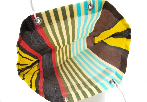 マルニMARNI ストライプメッシュトートバッグ マルチ K-111968_010