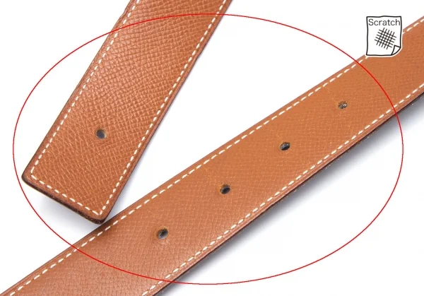 エルメスHERMES コンスタンス レザーベルト 黒 K-111973_006