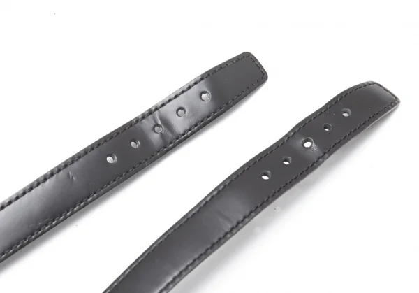 プラダPRADA ブラッシュドレザーナイロン モノリスブーツ 黒39 1/2(25.5位) K-111988_014