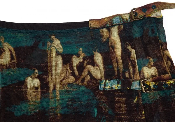 ジャンポールゴルチエ ファムJean Paul GAULTIER FEMME グラフィックプリントパワーネットセットアップ マルチ40 K-111991_014