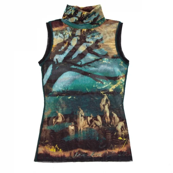 ジャンポールゴルチエ ファムJean Paul GAULTIER FEMME グラフィックプリントパワーネットセットアップ マルチ40 K-111991_003