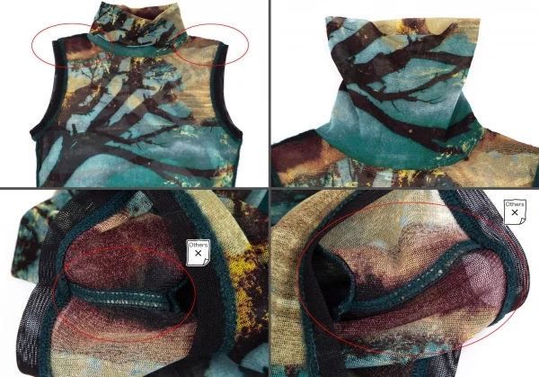 ジャンポールゴルチエ ファムJean Paul GAULTIER FEMME グラフィックプリントパワーネットセットアップ マルチ40 K-111991_004
