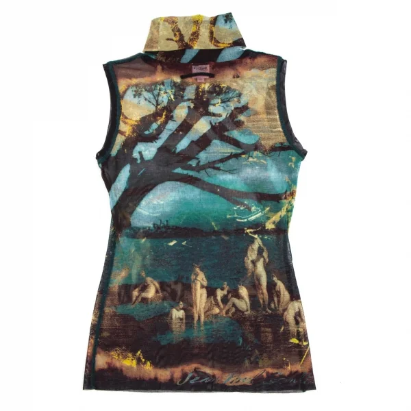 ジャンポールゴルチエ ファムJean Paul GAULTIER FEMME グラフィックプリントパワーネットセットアップ マルチ40 K-111991_008