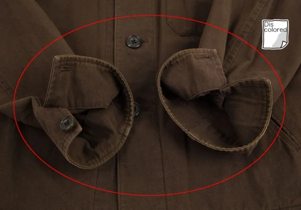 ワイズフォーメンY's for men バイオ加工コットンジャケット 茶2 K-111992_011