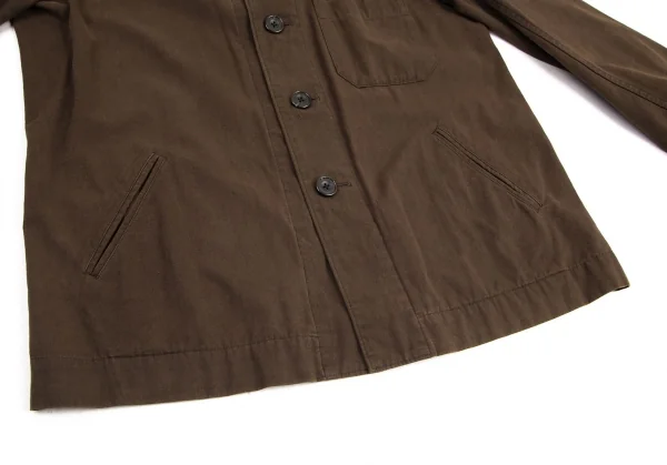 ワイズフォーメンY's for men バイオ加工コットンジャケット 茶2 K-111992_012