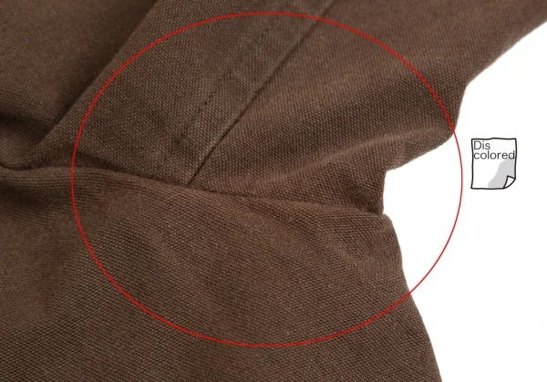 ワイズフォーメンY's for men バイオ加工コットンジャケット 茶2 K-111992_004