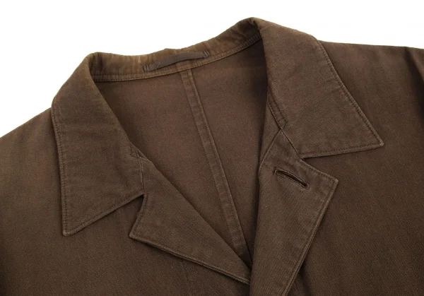 ワイズフォーメンY's for men バイオ加工コットンジャケット 茶2 K-111992_005