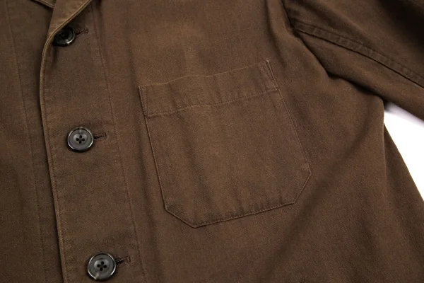 ワイズフォーメンY's for men バイオ加工コットンジャケット 茶2 K-111992_008