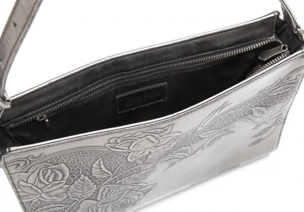 ジャンポールゴルチエJean Paul GAULTIER ニューローズハンドバッグ シルバー K-112008_015