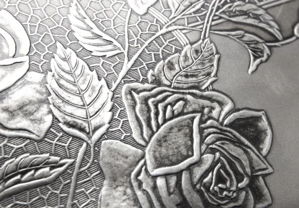 ジャンポールゴルチエJean Paul GAULTIER ニューローズハンドバッグ シルバー K-112008_003