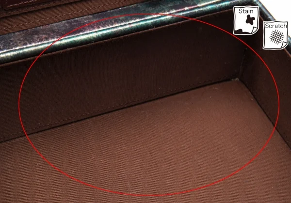 ジャンポールゴルチエJean Paul GAULTIER Vサイバーミニトランクバッグ 玉虫カーキ K-112009_014