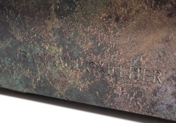 ジャンポールゴルチエJean Paul GAULTIER Vサイバーミニトランクバッグ 玉虫カーキ K-112009_006